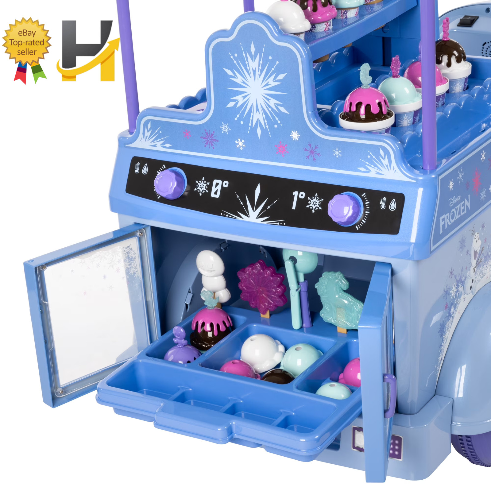 6V Disney Frozen Ice Cream Cart Battery Ride-On Toy Ice Cream Toys FREE SHIPPING