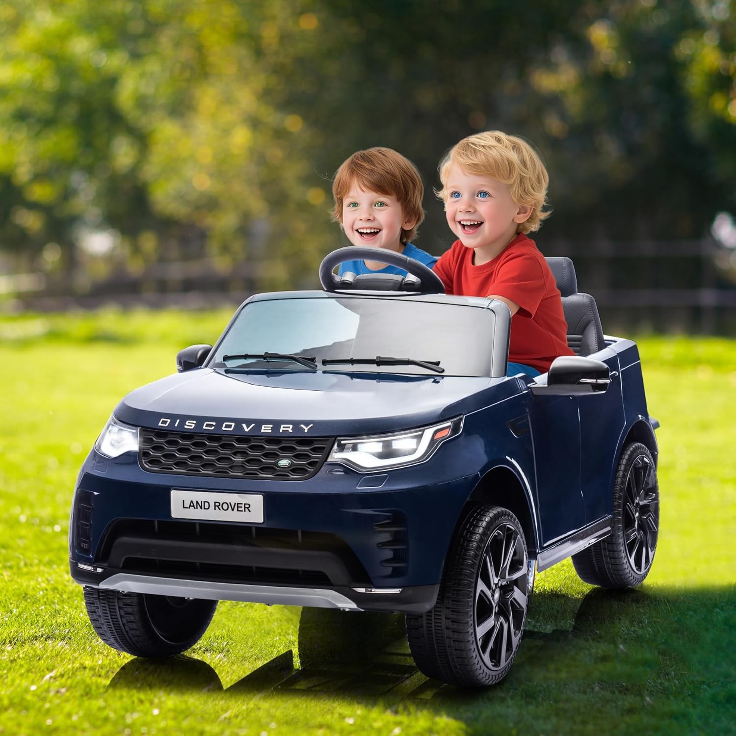 Licensed Land Rover 12V 2-Seater Ride-On Car W/ Parent Remote Control Multicolor