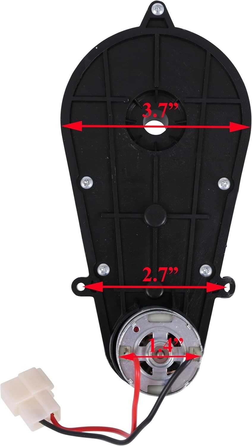 RS550 12V Motor Gearbox for Children’s Vehicles