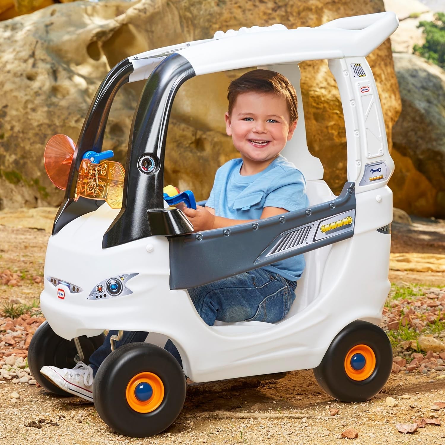 Adventure Rover, Indoor/Outdoor Space Ride-On w/Sound FX, Kid and Parent Powe…