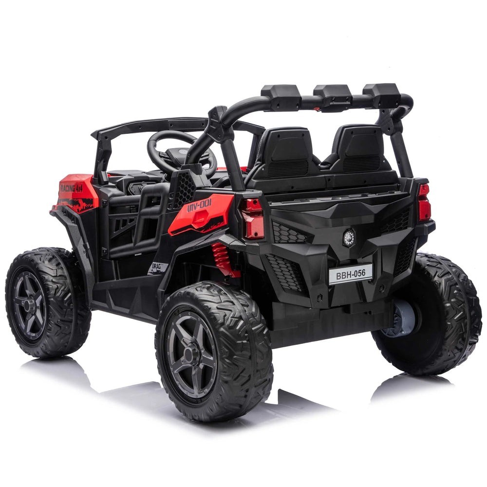 24V 4WD KIDS RIDE ON ELECTRIC UTV CAR 480W 4X POWERFUL MOTORS,2 SEATER LIGHTS+RC