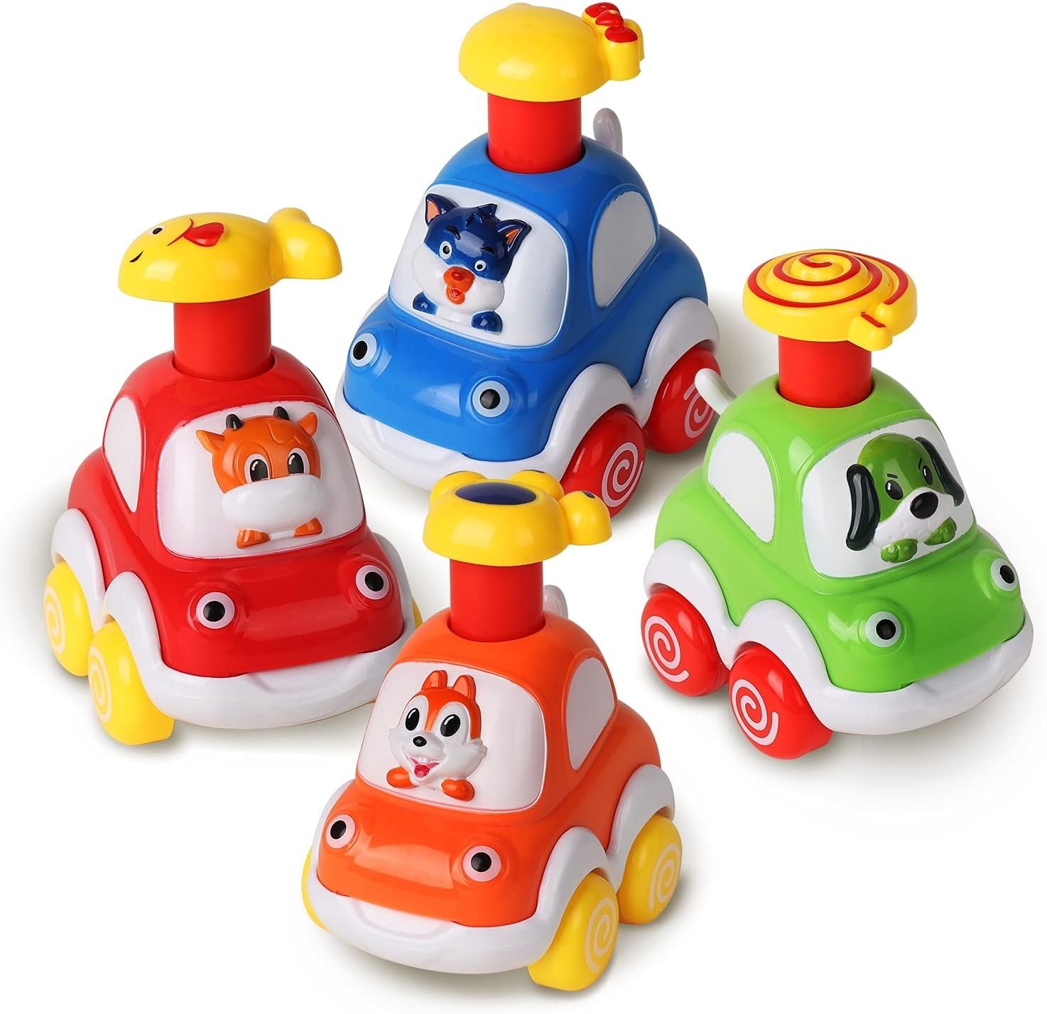 Bright and Safe Animal Car Toys – Perfect Gifts for Toddlers 1-2