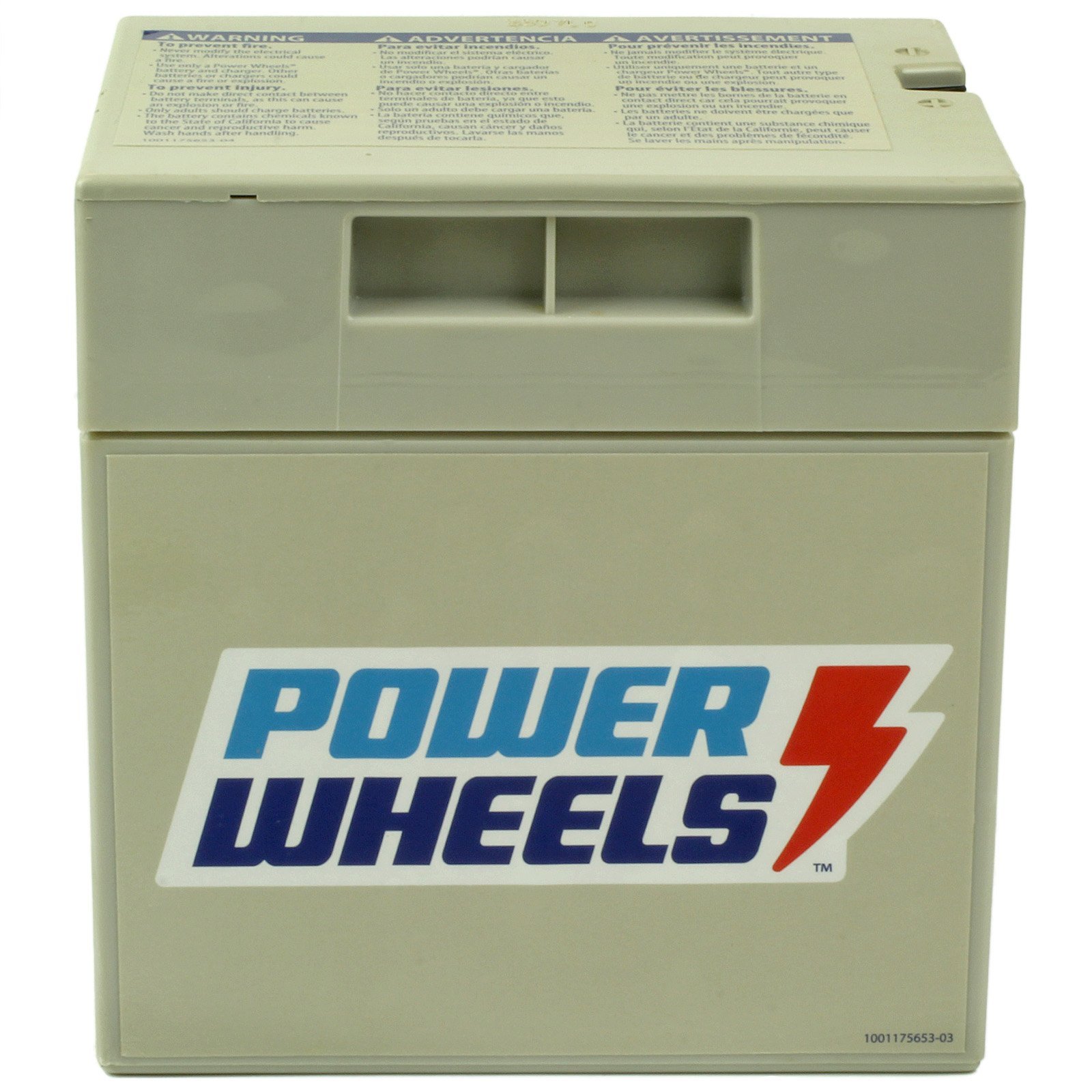 Fisher Price 12 Volt Power Wheels Gray Battery – 00801-0638 [SLA-12VPOW]