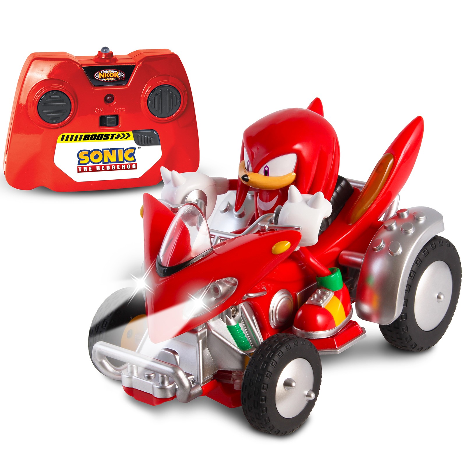 NKOK Sonic and Sega All Stars Racing Remote Controlled ATV Car w/ Lights