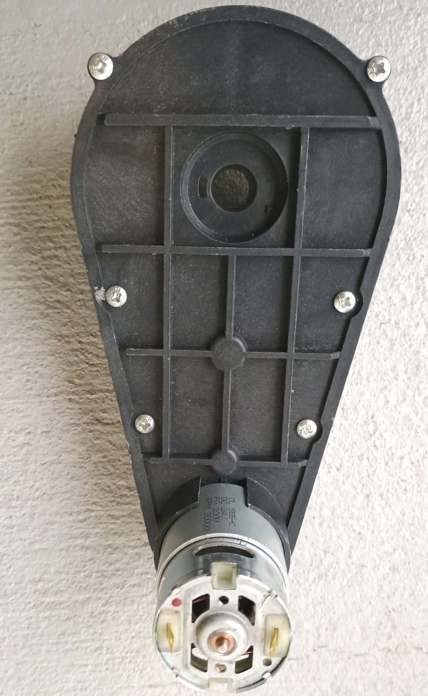 Caja de cambios Con Motor Para Carro Infantill de 24 voltios y 30000 RPM 555C