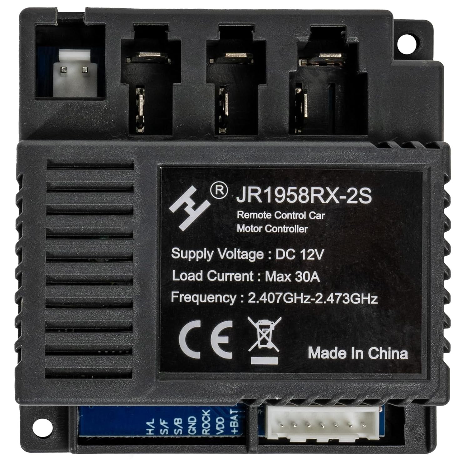 12V Remote Control Car Motor Controller for Ride on Car Compatible JR1958RX-2S