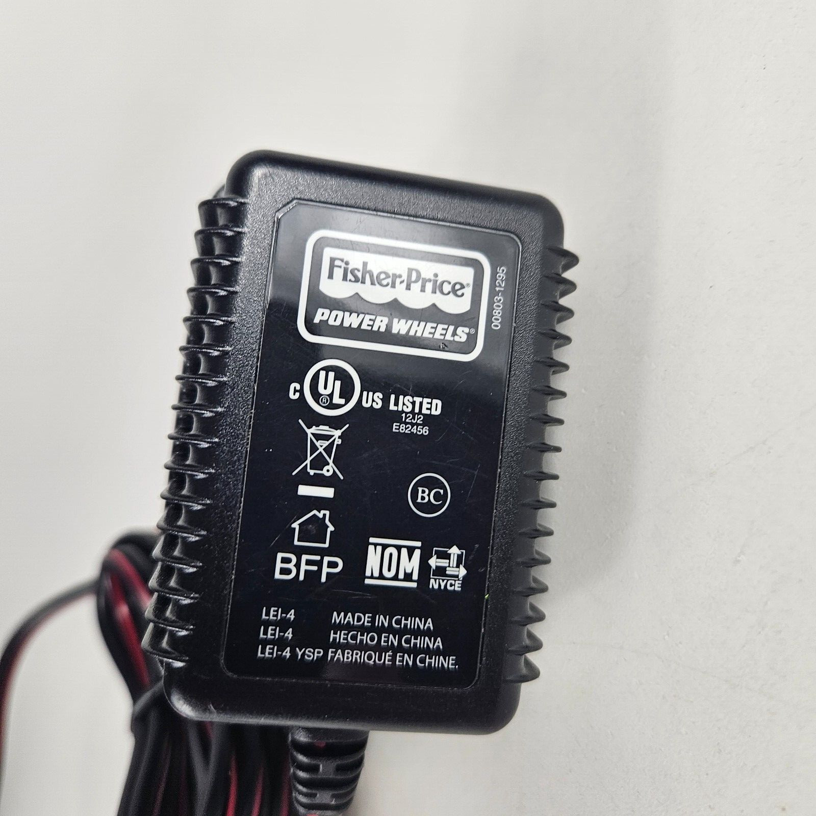 Fisher-Price Power Wheels 6V Replacement Battery Charger Power Adapter Original
