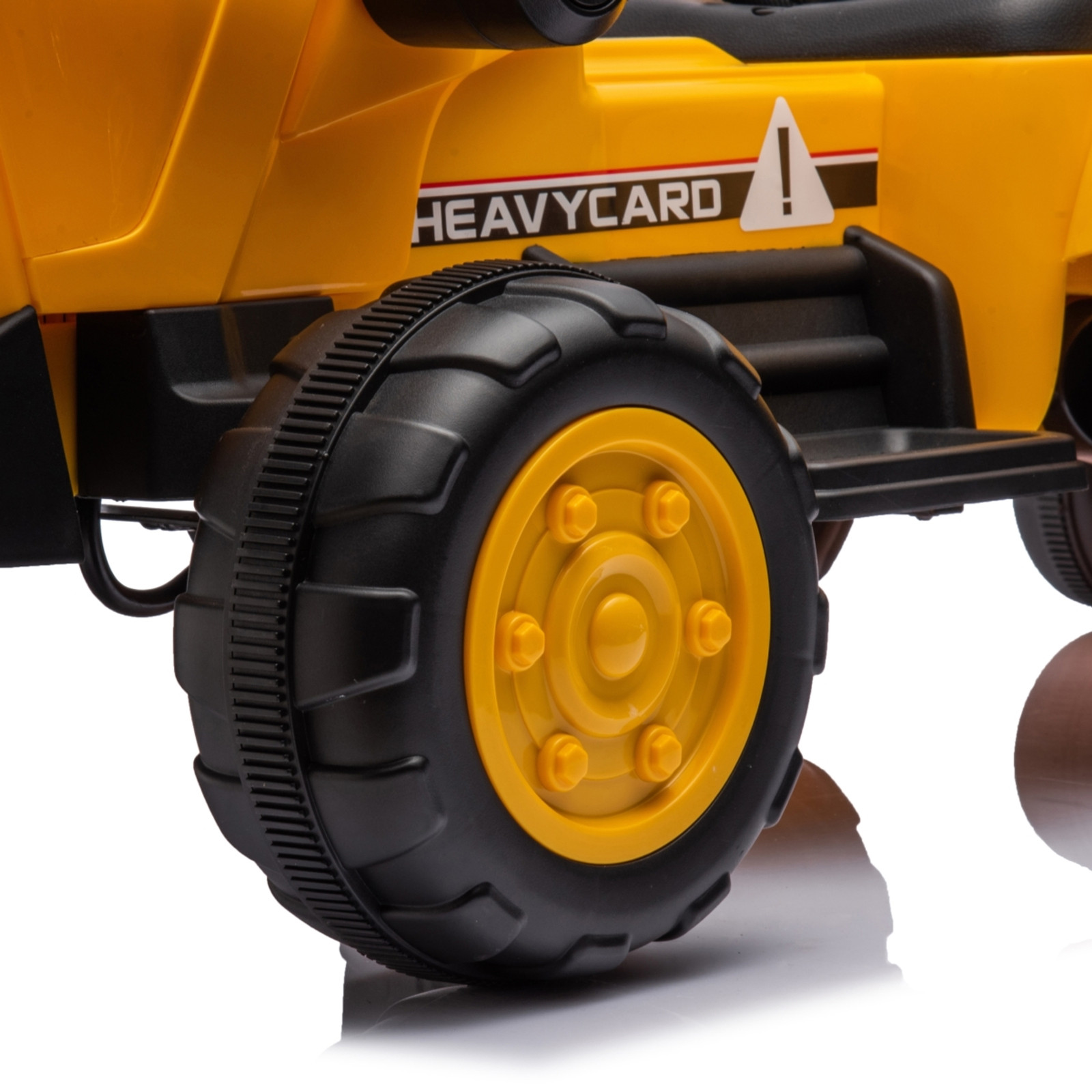 12V Freddo Kids Excavator Ride On Tractor Construction Car W/ Front Shovel Yello
