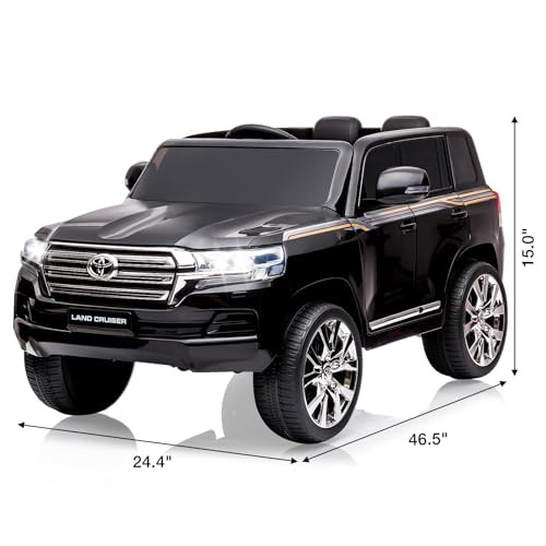 Kids Electric Ride on SUV Car, 12V Battery Powered Truck Licensed Toyota Vehicle