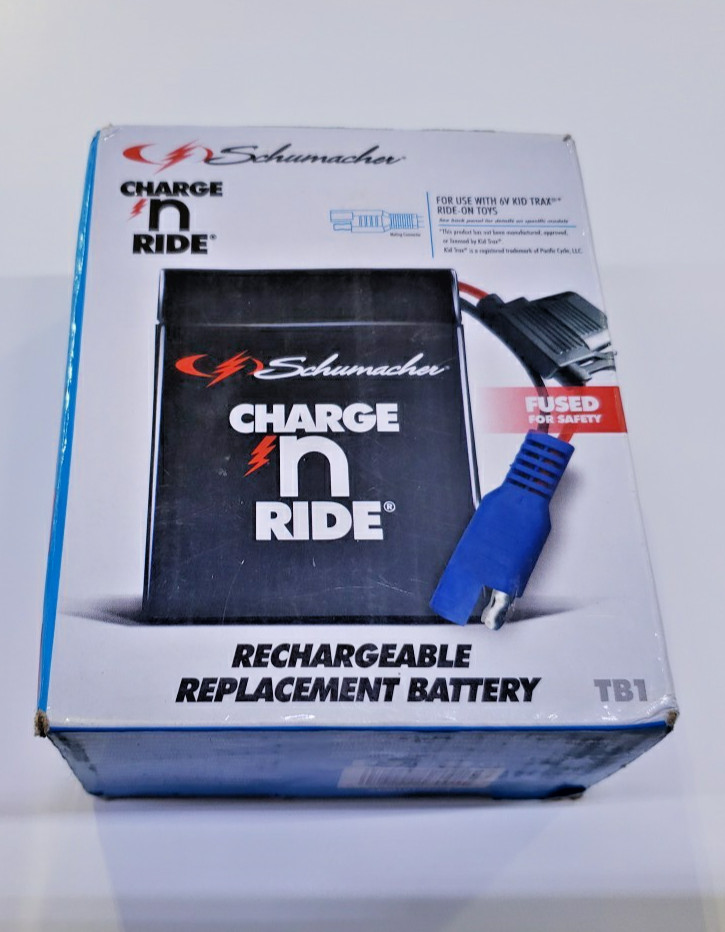 Schumacher Charge N Ride TB1 Rechargeable Replacement Battery 4.5Ah 6V