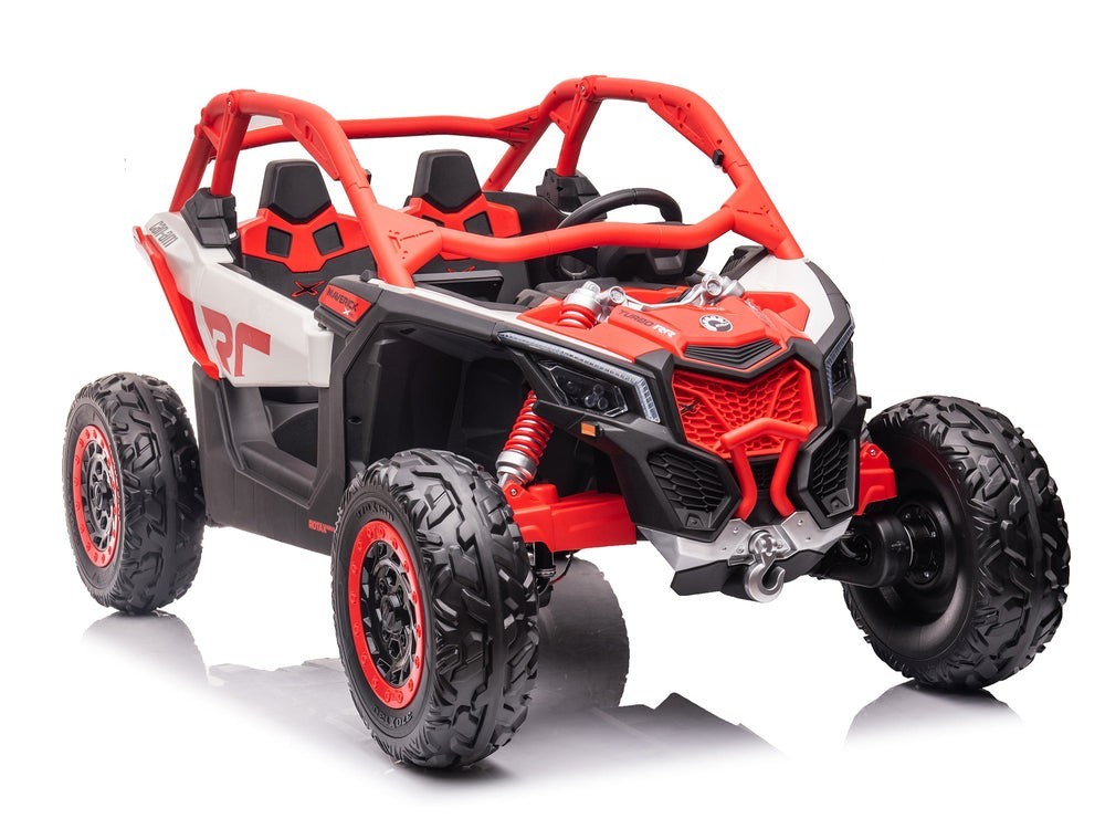 24V 4WD Can-Am Maverick Custom Edition Kids Ride-On UTV Car 2 Seat+ RC/Spare BTY