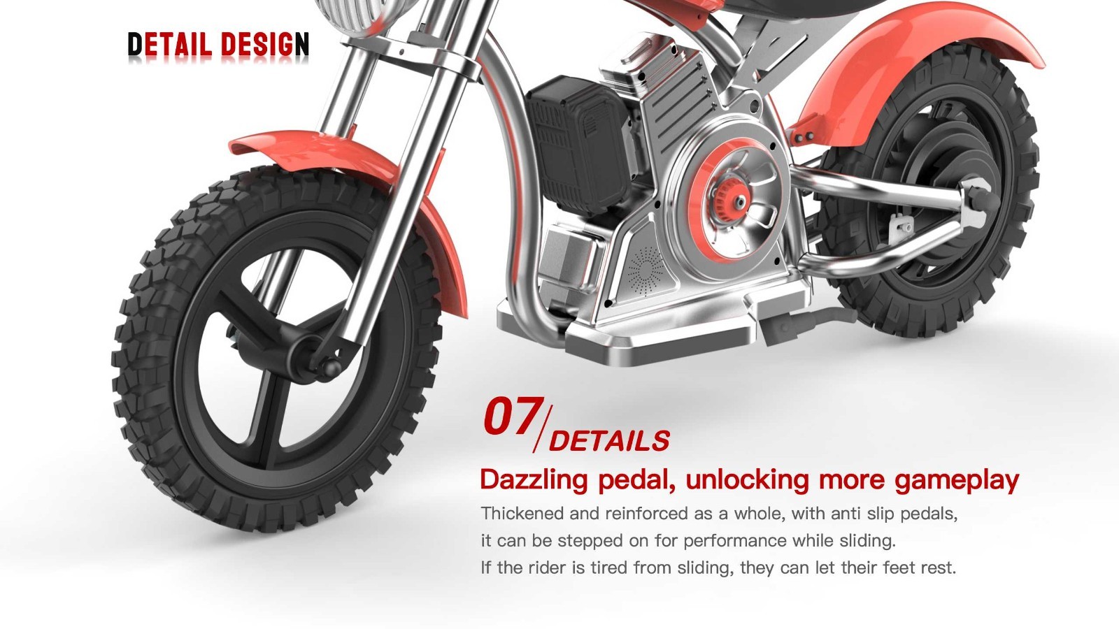 KB-20H Kids Motorcycle 12Inch Electric Bike Small Size Chopper Bike For Kids