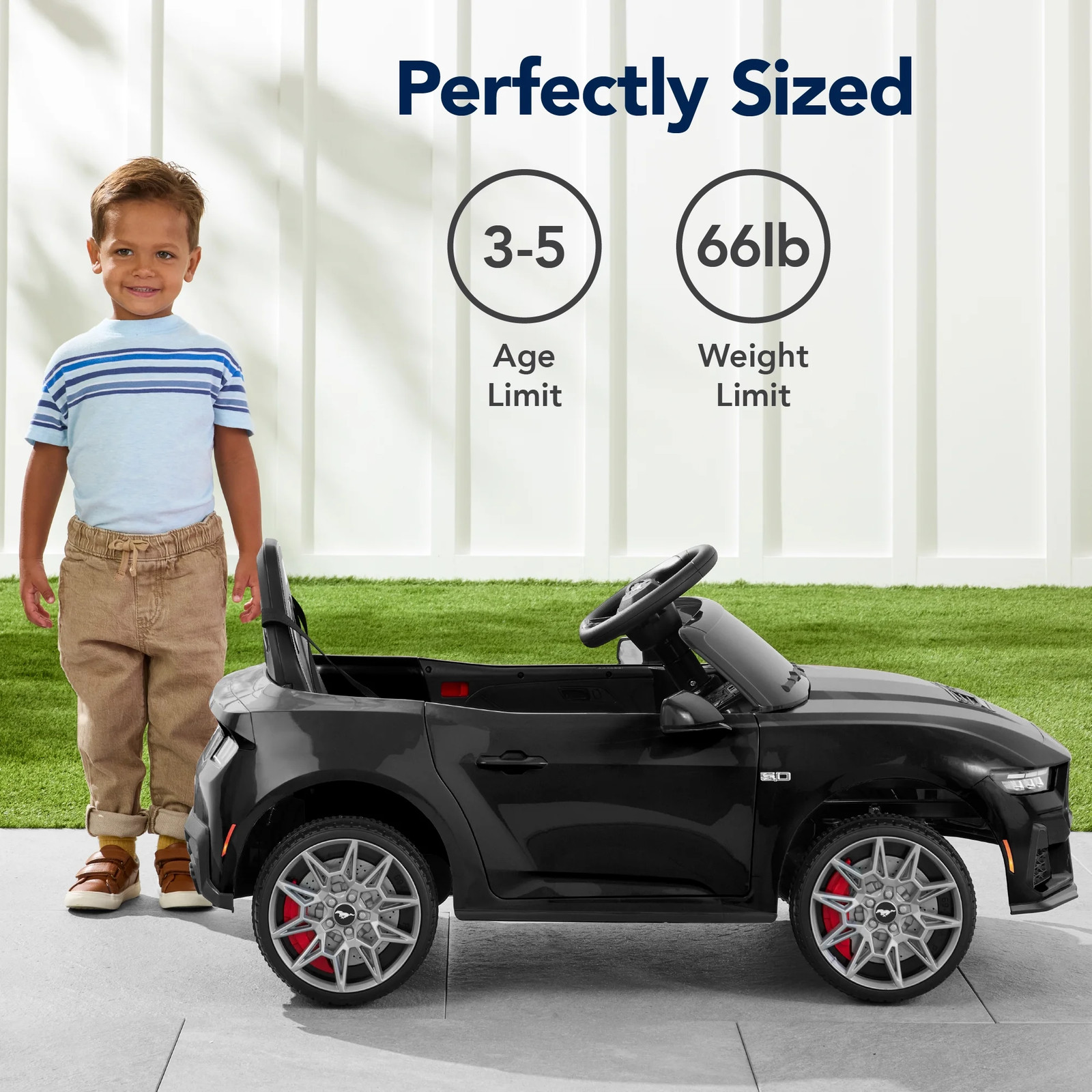 Best Choice Products 12V Electric Ride-On Car Officially Licensed Ford Mustang