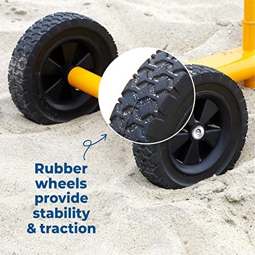 Stargo Kids Ride On Excavator Sand Digger with Rubber Wheels