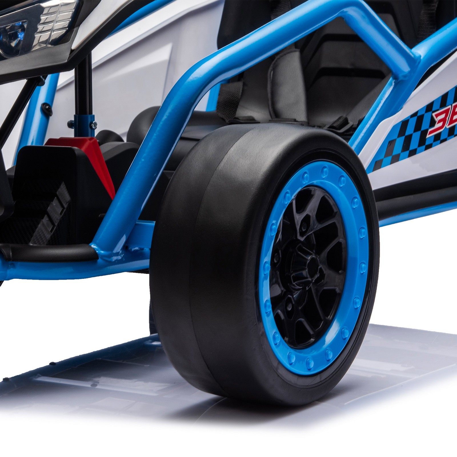 24V 400W Electric Crazy Go Kart Kids Ride on Drift Car EVA Tires Rear Suspension