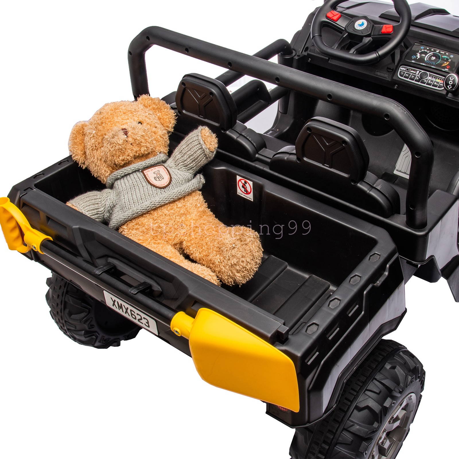 24V Ride On Truck 2 Seater UTV with 2x200W Motor w/Parent Remote Control