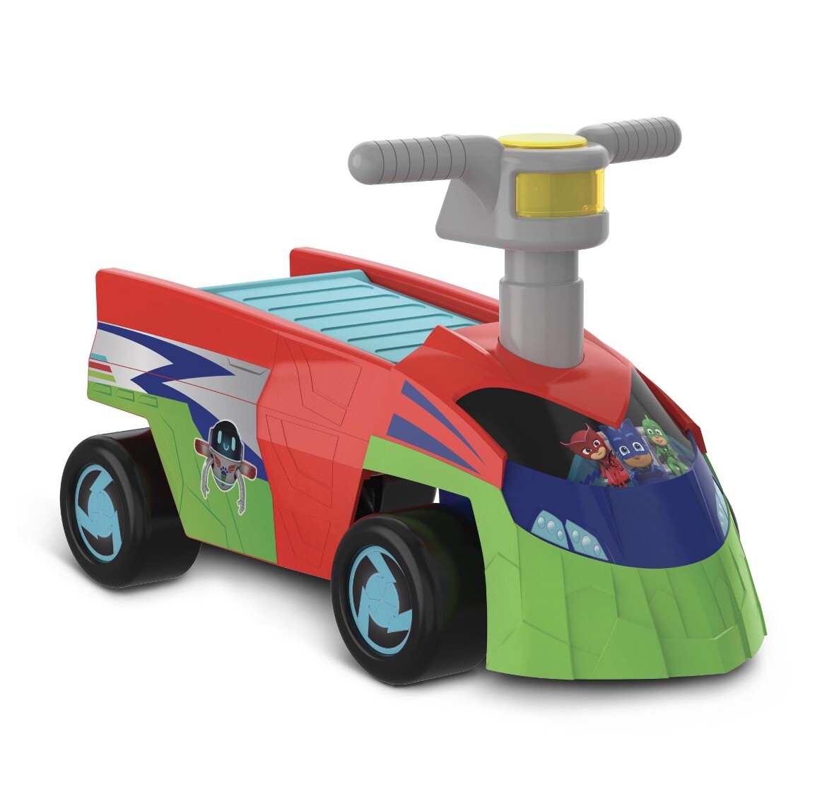 PJ Masks Seeker Ride On with 2 Mini Vehicles and Sounds for Kids 1-3 Years – NEW