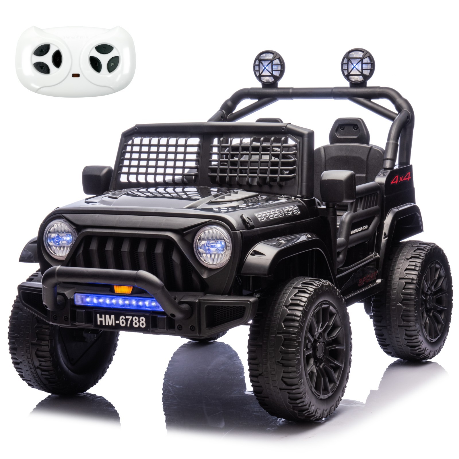 24V Kids 2 Seater Truck 2-Speed 6mph Ride on Toy w/Remote Age for 3-8 Xmas Gifts