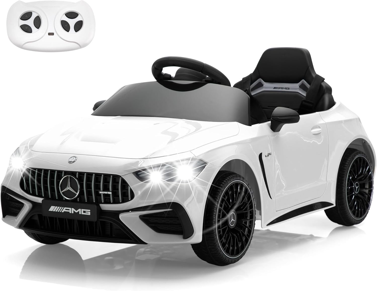 Kids Ride On Car Mercedes-Benz AMG CLE53 Licensed Electric Toy Gift w/RC,Music