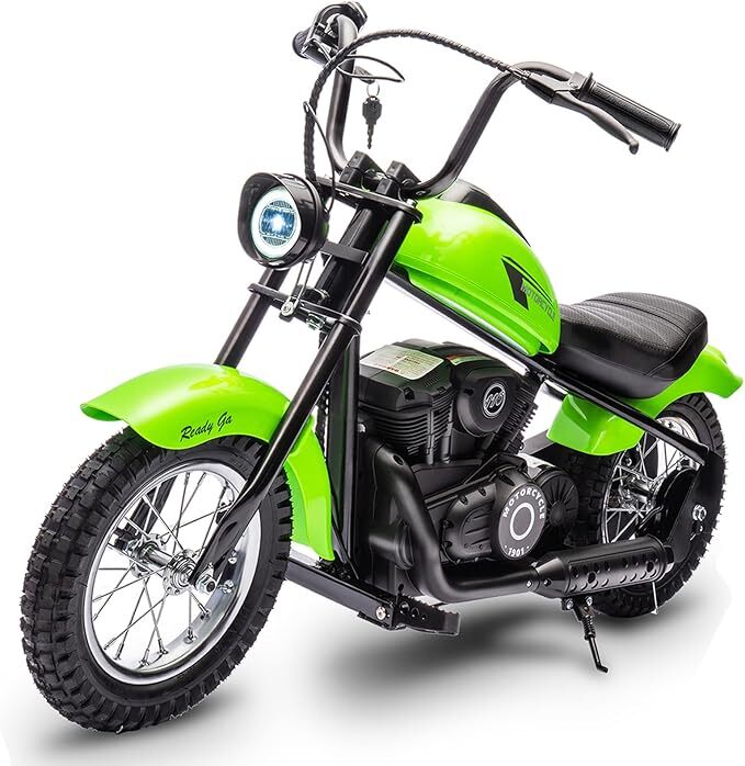 Electric Motorcycle for Kids 24V 250W Kids Electric Dirt Bike with Led Lights