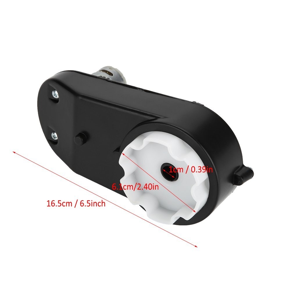 High-Speed 6V 18000RPM Electric Motor for Kids Carriage & Universal RS390 Wheels