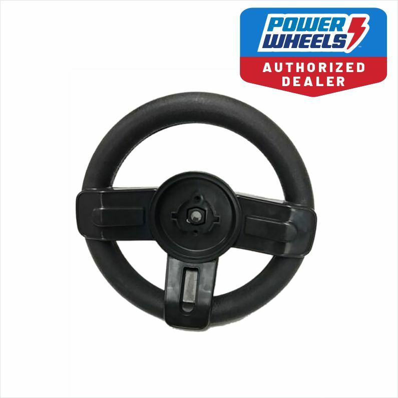 Power Wheels Y8812 Fisher Price Princess Mustang Black Steering Wheel Genuine