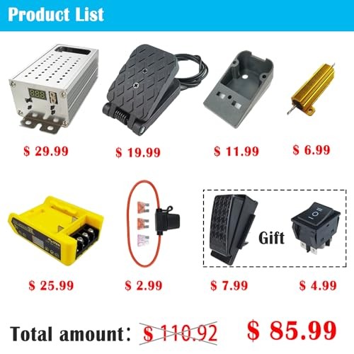 Low Voltage Protection Power Wheels Battery Adapter & Dc Motor Speed