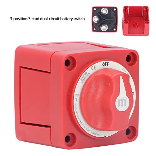 Battery Switch 3 Positions – DC 32V 300A Battery Disconnector Main Switch