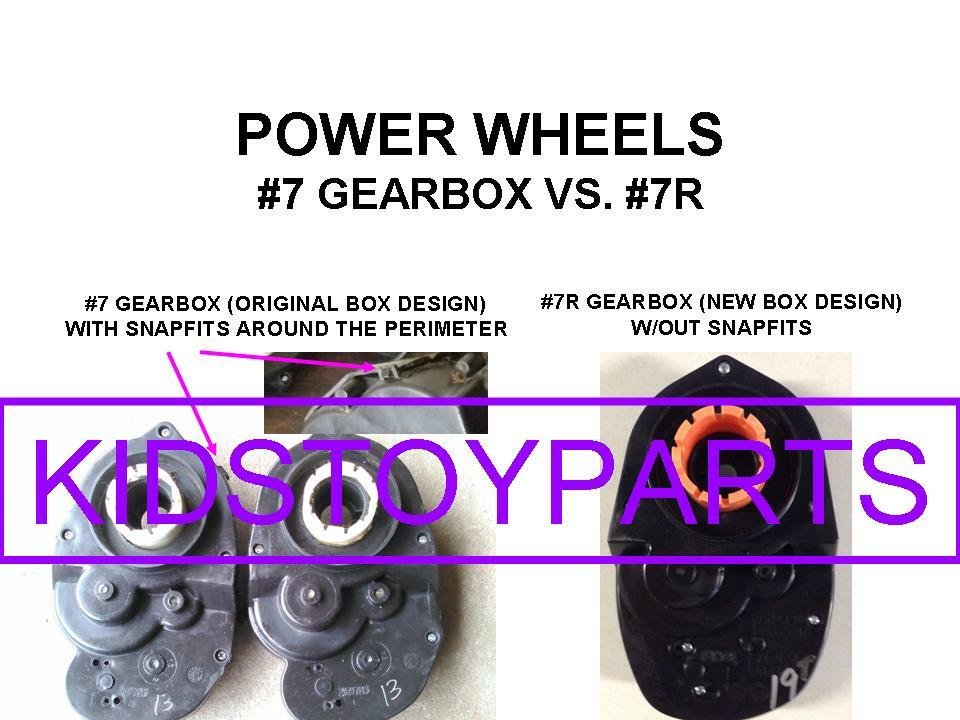 Power Wheels Empty #7 Gearbox housing 17T……….learn the difference!!!!!!!!