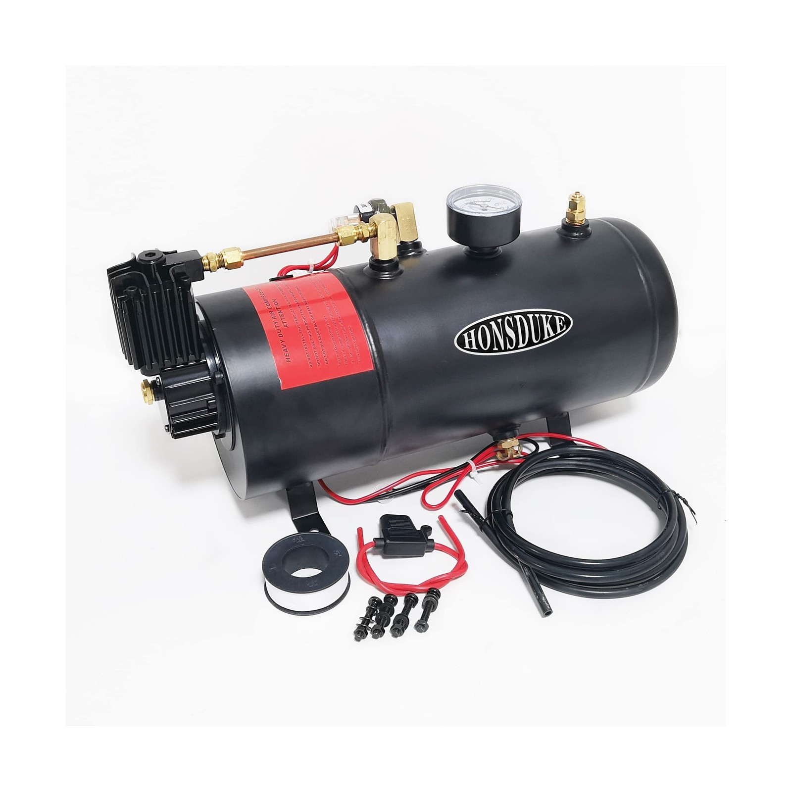 3 Liter Train Horn Kit for Trucks/Car/Semi. Complete Onboard System of 150psi…