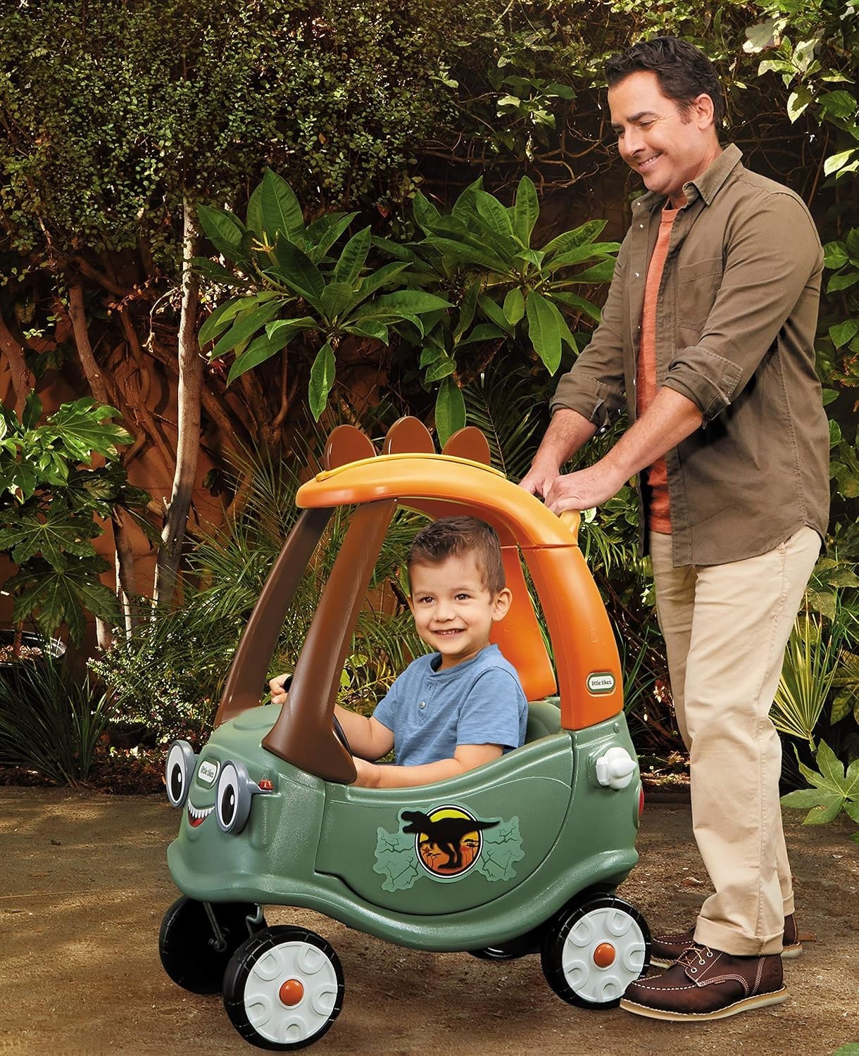 T-Rex Cozy Coupe Ride-On Car for Kids, Multicolor – Fun Indoor & Outdoor Play