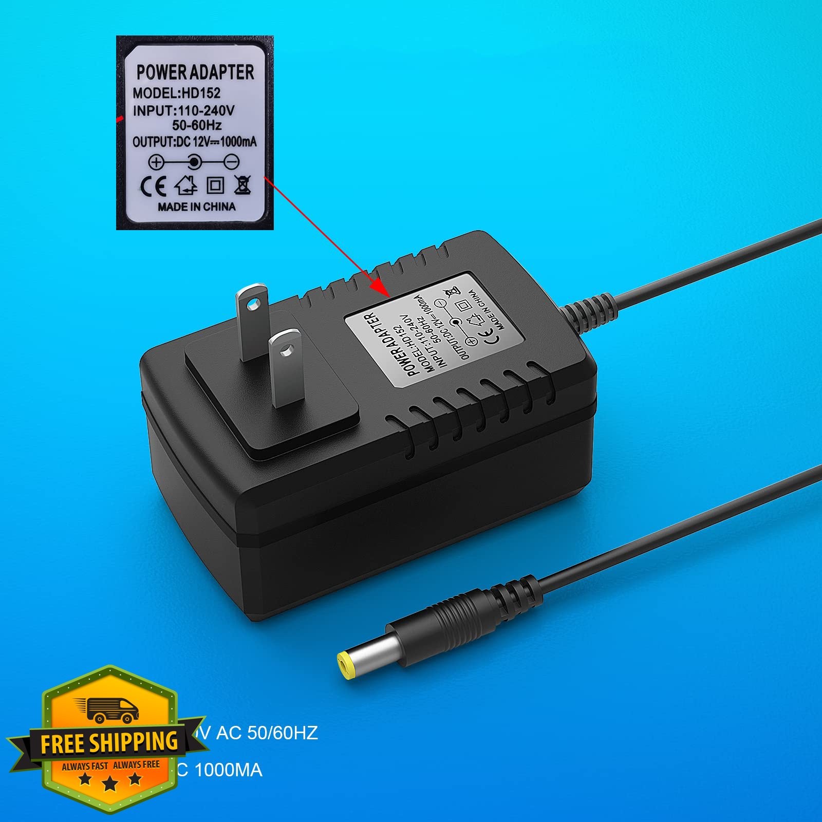 venshun 12v Ride On Toy Car Battery Charger
