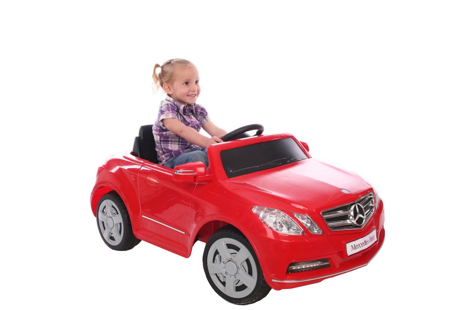 Kid Motorz Mercedes Benz E550 Ride-On 1-Seater Rechargeable 6-Volt in Red NEW
