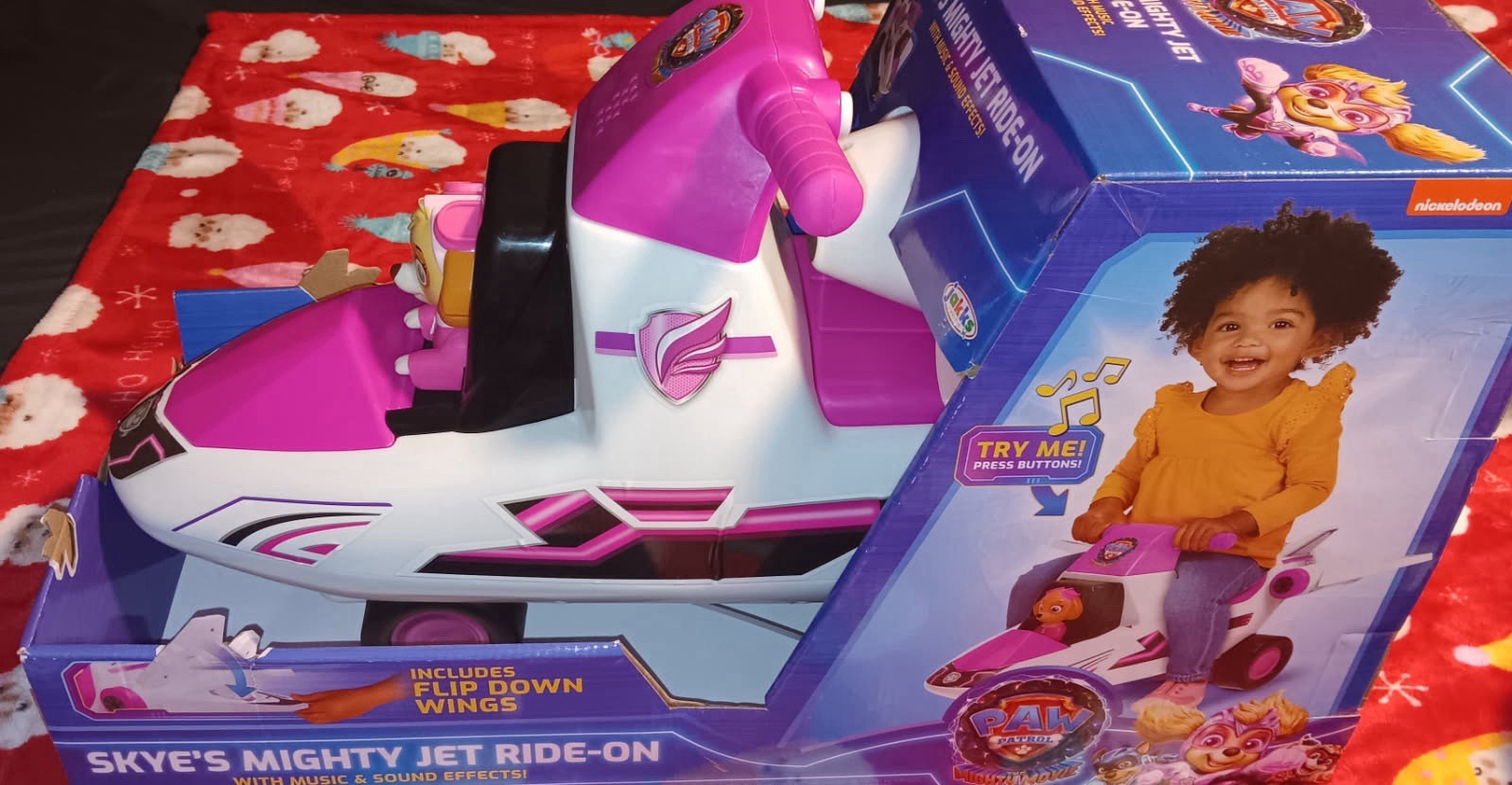 Paw Patrol Ride On – Skye’s Mighty Jet RideOn with Music & Sounds