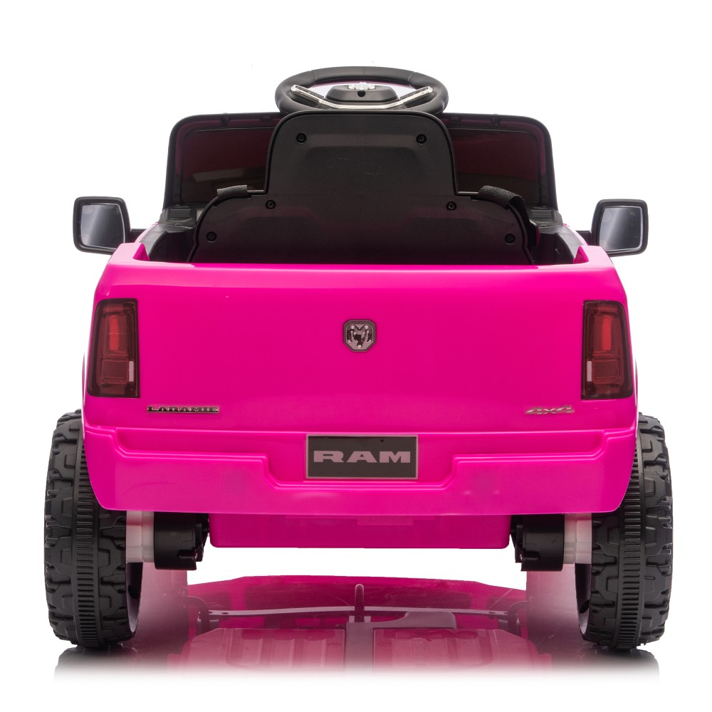 12V Kids Ride On Truck w/Remote Control,2WD & Rear Shock Suspension for Age 3-6
