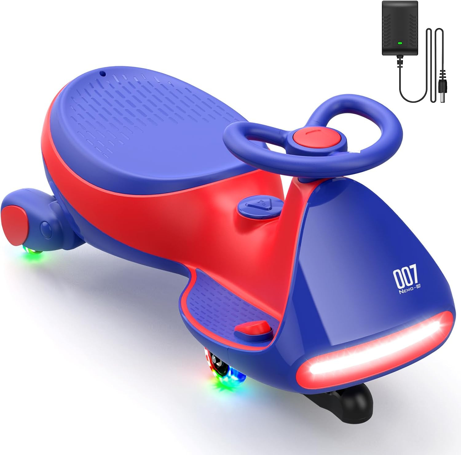 N7 Pro Electric Wiggle Car with Pedal, Rechargeable Battery, Cyberwiggle, 2 in 1
