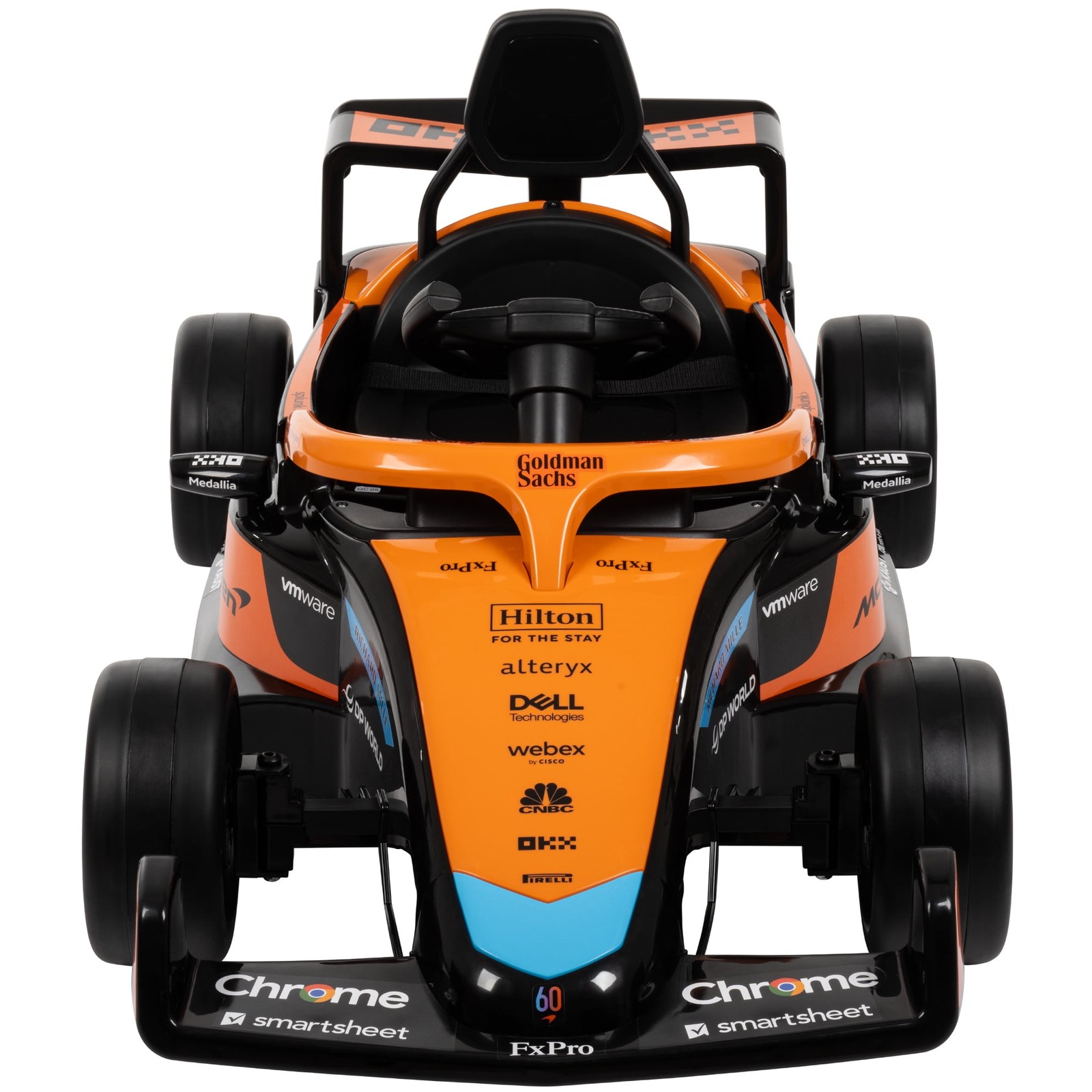 Kids 12V Electric Ride On Racing Car Battery Powered with RC for Ages 3 to 5