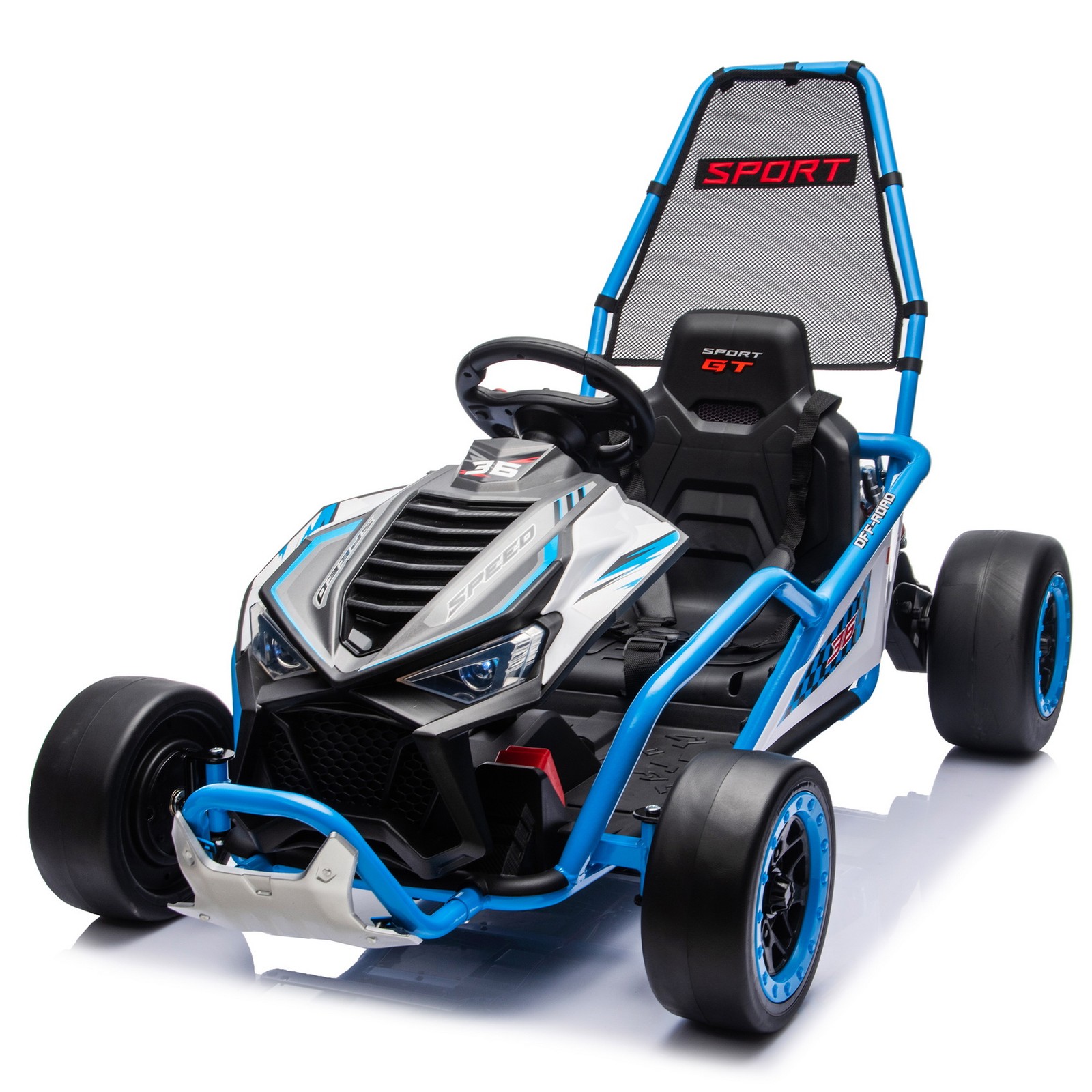 24V 400W Electric Crazy Go Kart Kids Ride on Drift Car EVA Tires Rear Suspension