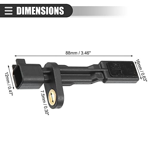 Rear Left and Right ABS Sensor, Wheel Speed Sensor, for Jeep Wrangler 3.8L