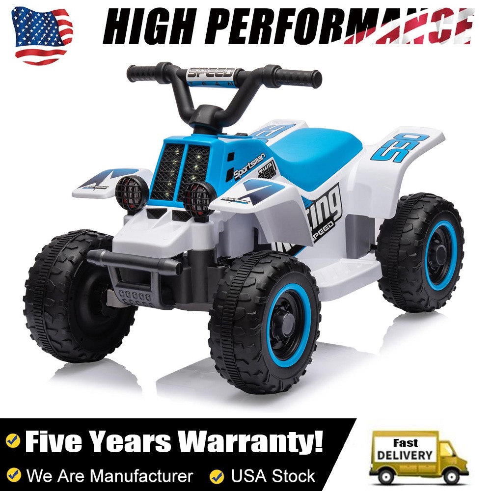 Electric Ride on ATV for Kids 6v 4.5AH Long-Lasting Battery Positive Energy Car