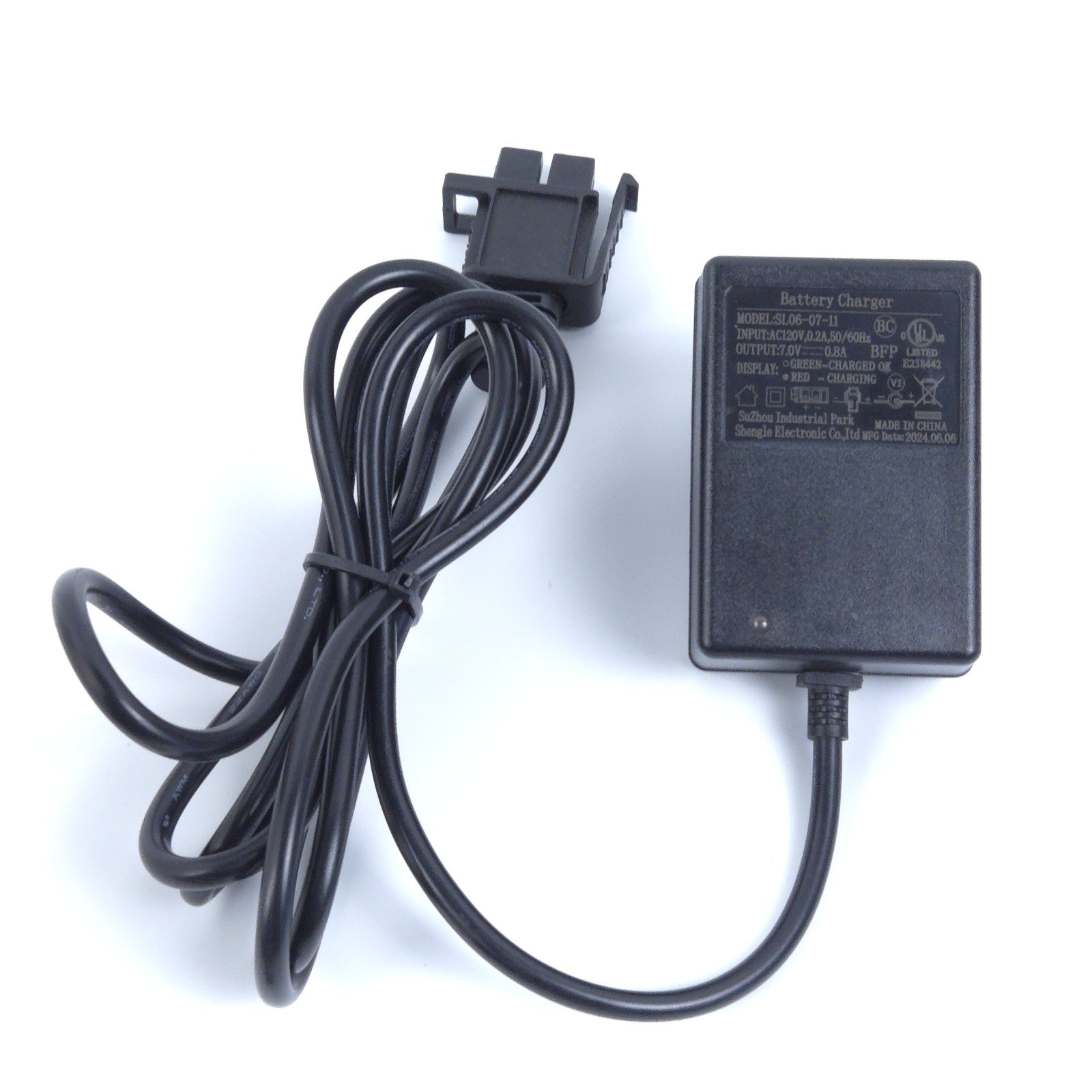 Battery Charger SL06-07-11 7V .8A Adapter Disney Kids Ride On Car T37