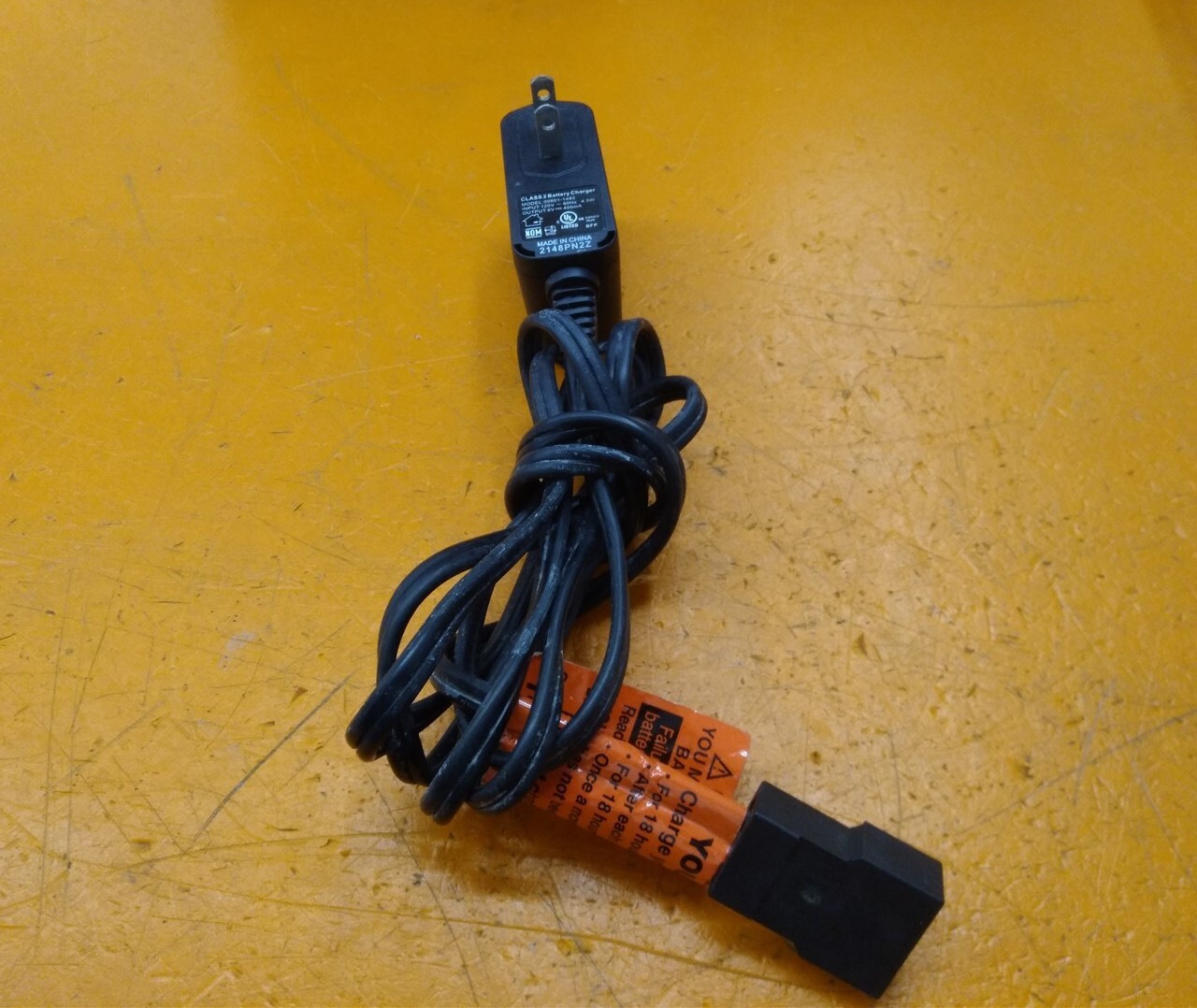 ⭐️⭐️⭐️⭐️⭐️ Fisher Price Power Wheels AC/DC Battery Charger Cord 00801-1483