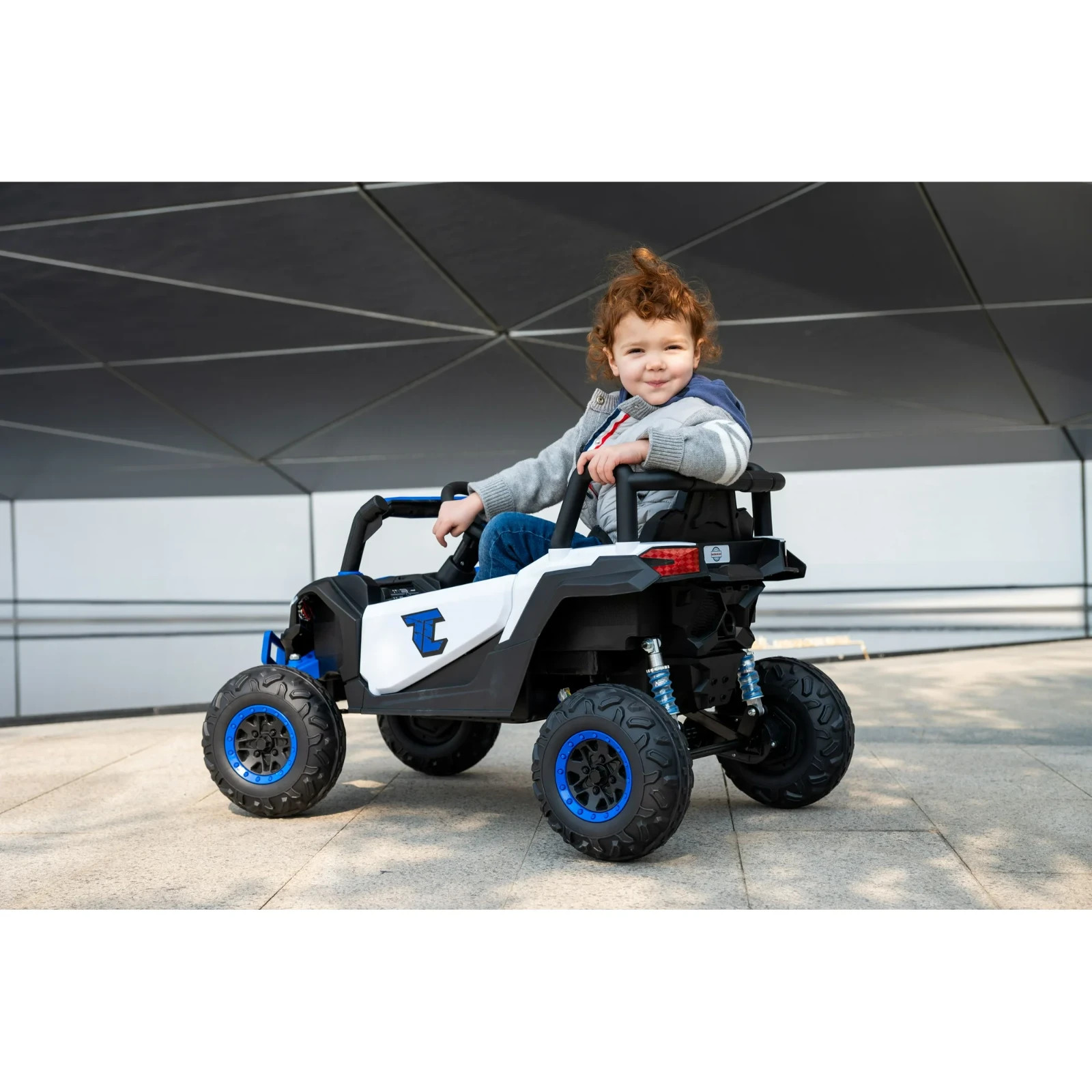 Timberline Thunder S 12V All-Terrain Battery-Powered Ride-On, Blue, Ages 3+