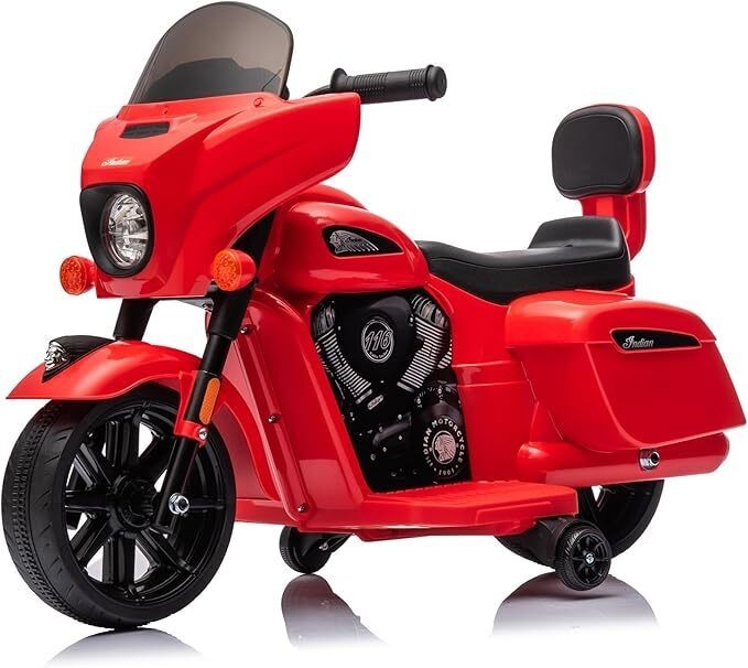 Ride on Motorcycle Toy for Kids 6V Electric Dirt Bike Motorcycle w/ Music