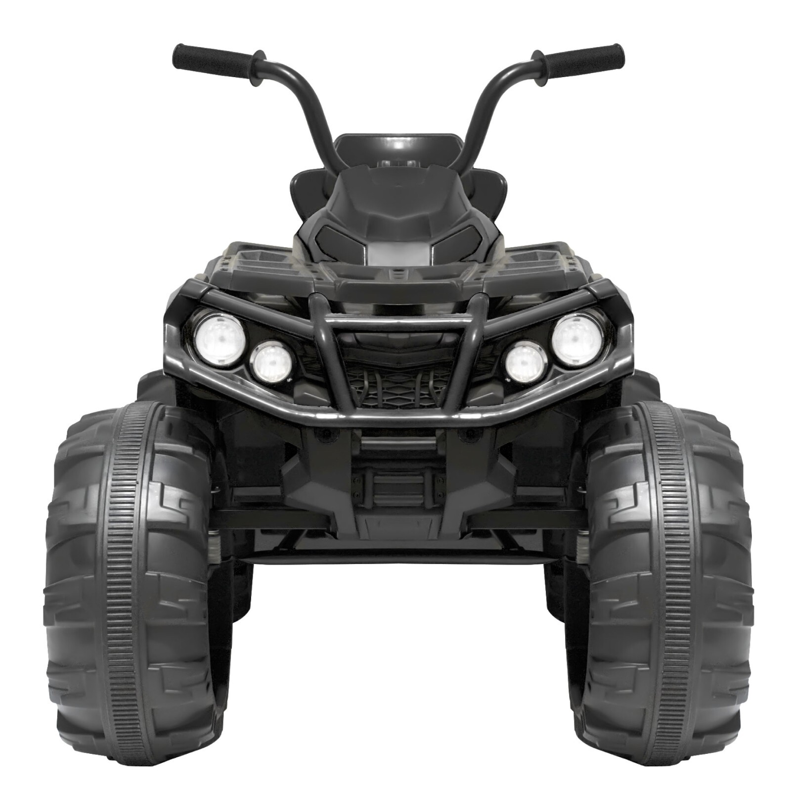 24V Kids Ride on Toy 4 Wheeler Quad Car 6mph Top Speed with Low&High Speed Black