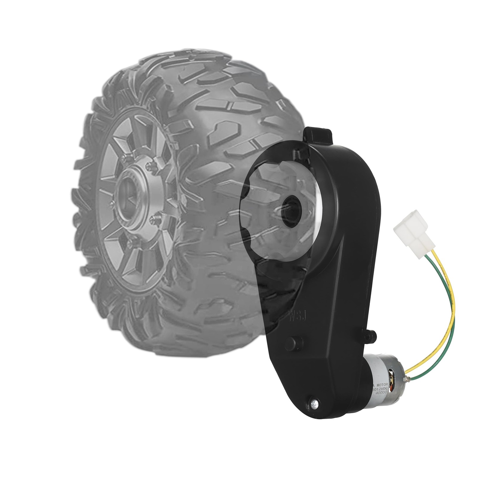 2Pcs 24V 40000RPM Kids Ride On Car Gearbox Motor Power Wheels Upgrade
