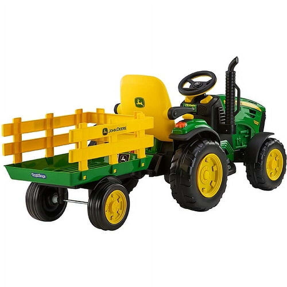 Ground Force Tractor 12 Volt Ride On for a Child Ages 3-7 Adjustable Seat 85 Lbs