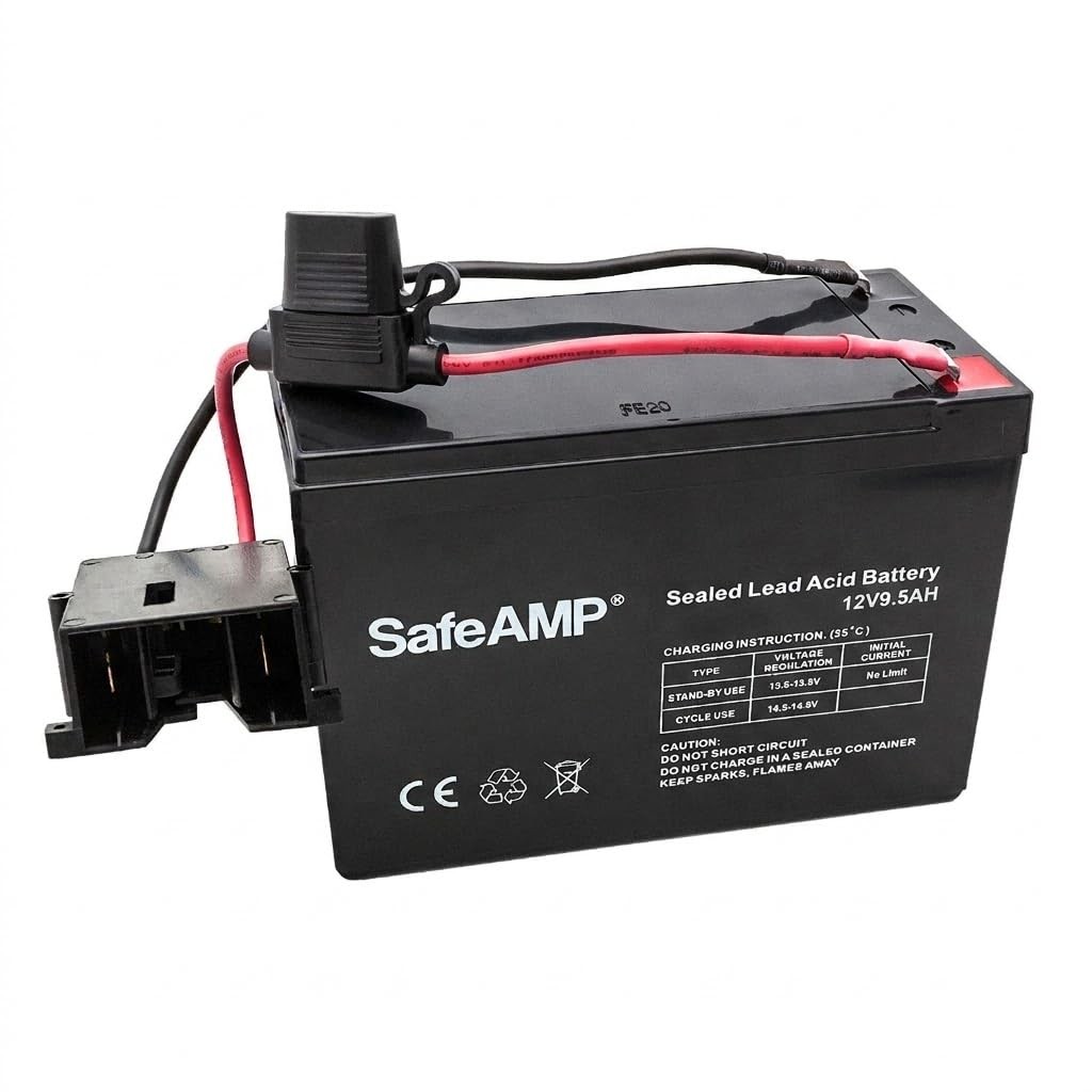 Replacement Battery 12 Volt Power Wheels Fisher Price SA-PW12V Black