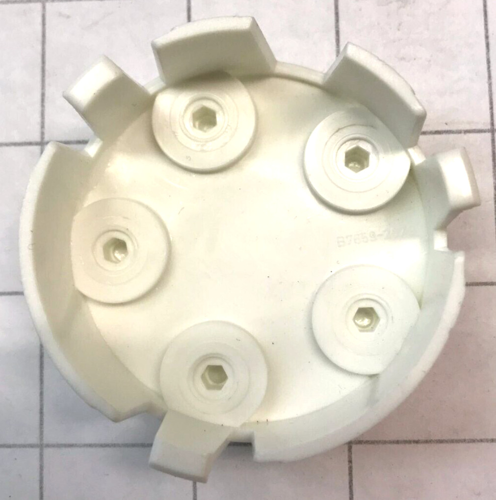 2 Pack-Genuine Power Wheels Part #B7659-2679 White Hubcap Center Cover for Jeep