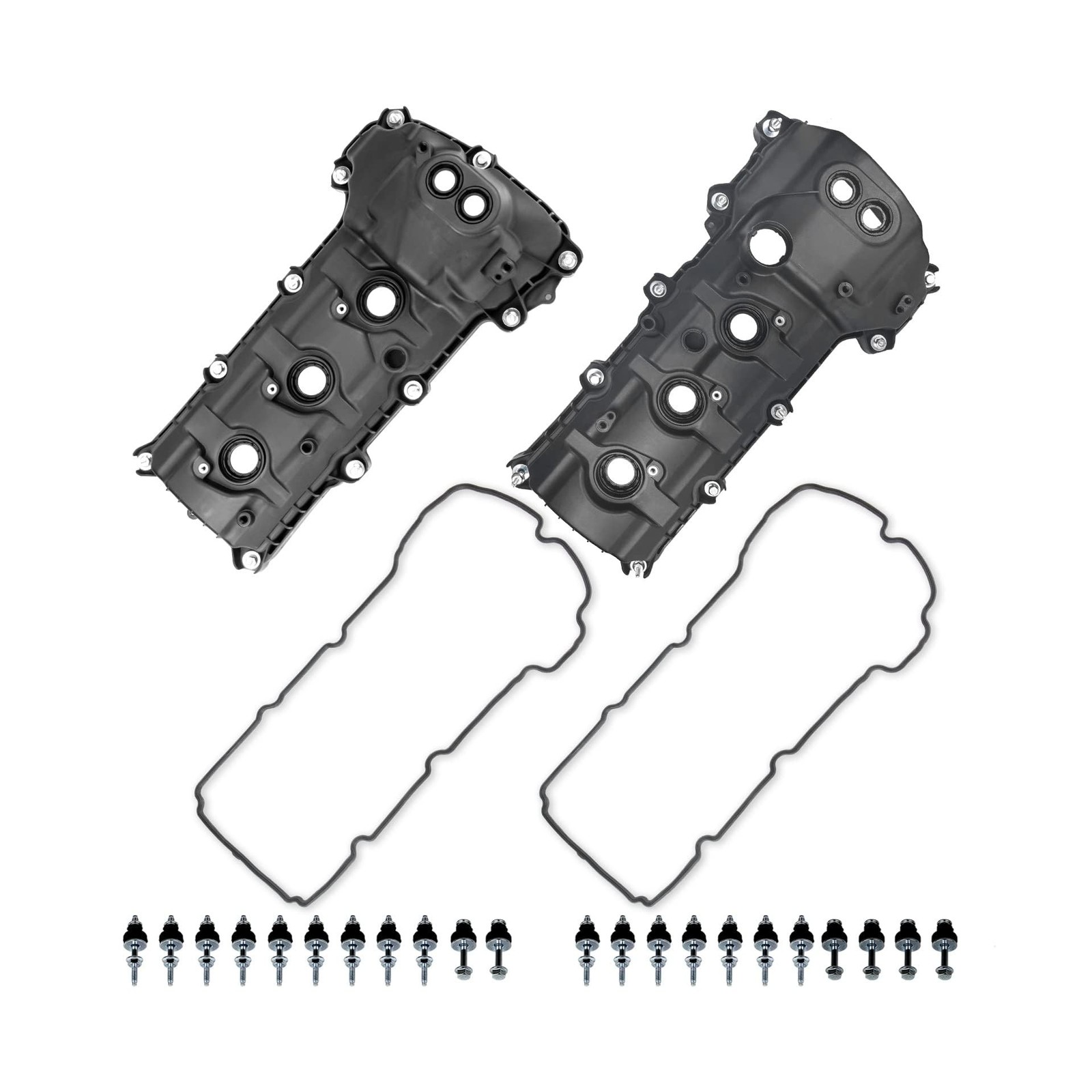 MITZONE Valve Cover Set Compatible with Ford Edge Explorer F-150 Flex Mustang…